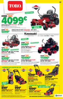Toro promotion printemps 2026